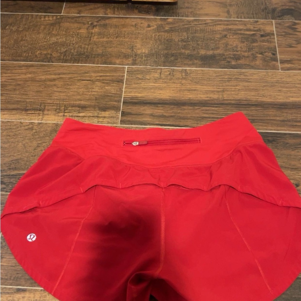 lululemon athletica Women's Red Athletic Shorts